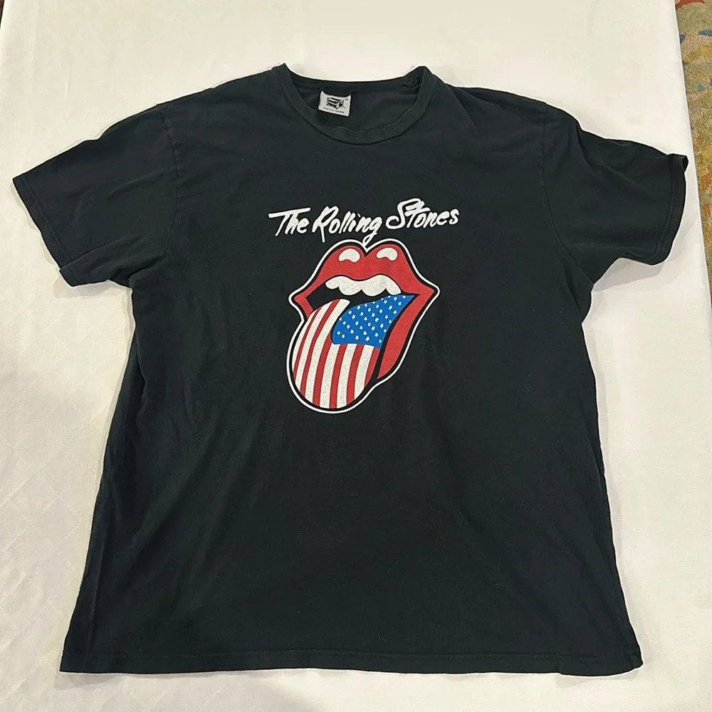 Vintage 80’s The‎ Rolling Stones 1981 North American Tour Shirt Merch XL EUC